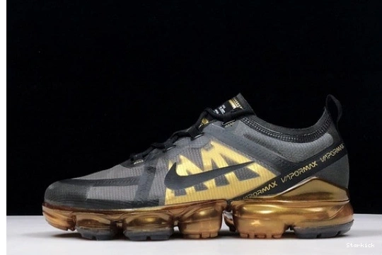 GOLD BLACK AIR AR6631-002 2019 METALLIC VAPORMAX 0820